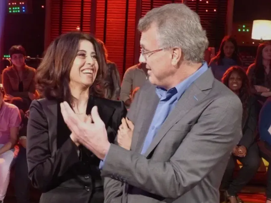 Imagem Pedro Bial e Fernanda Torres